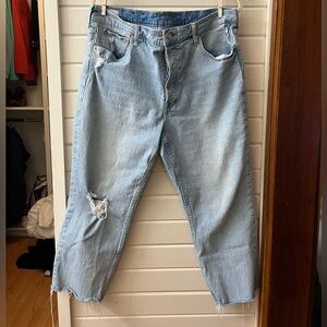 Gap High Rise Cheeky Straight Jeans